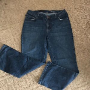 Women’s Lee 18W Medium Bootcut Style Blue Jeans